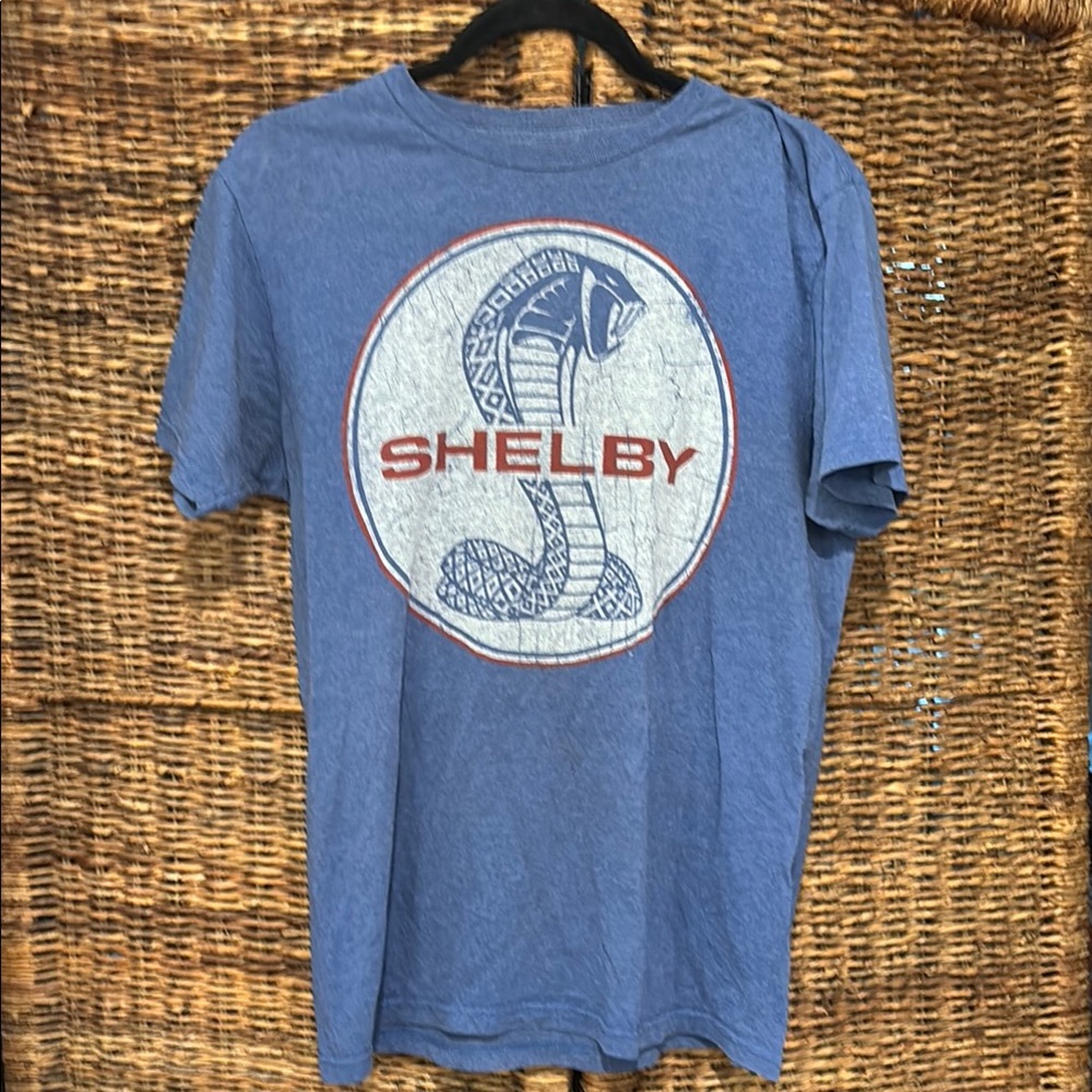 Selby Blue Short Sleeve Tees with Vintage Graphics